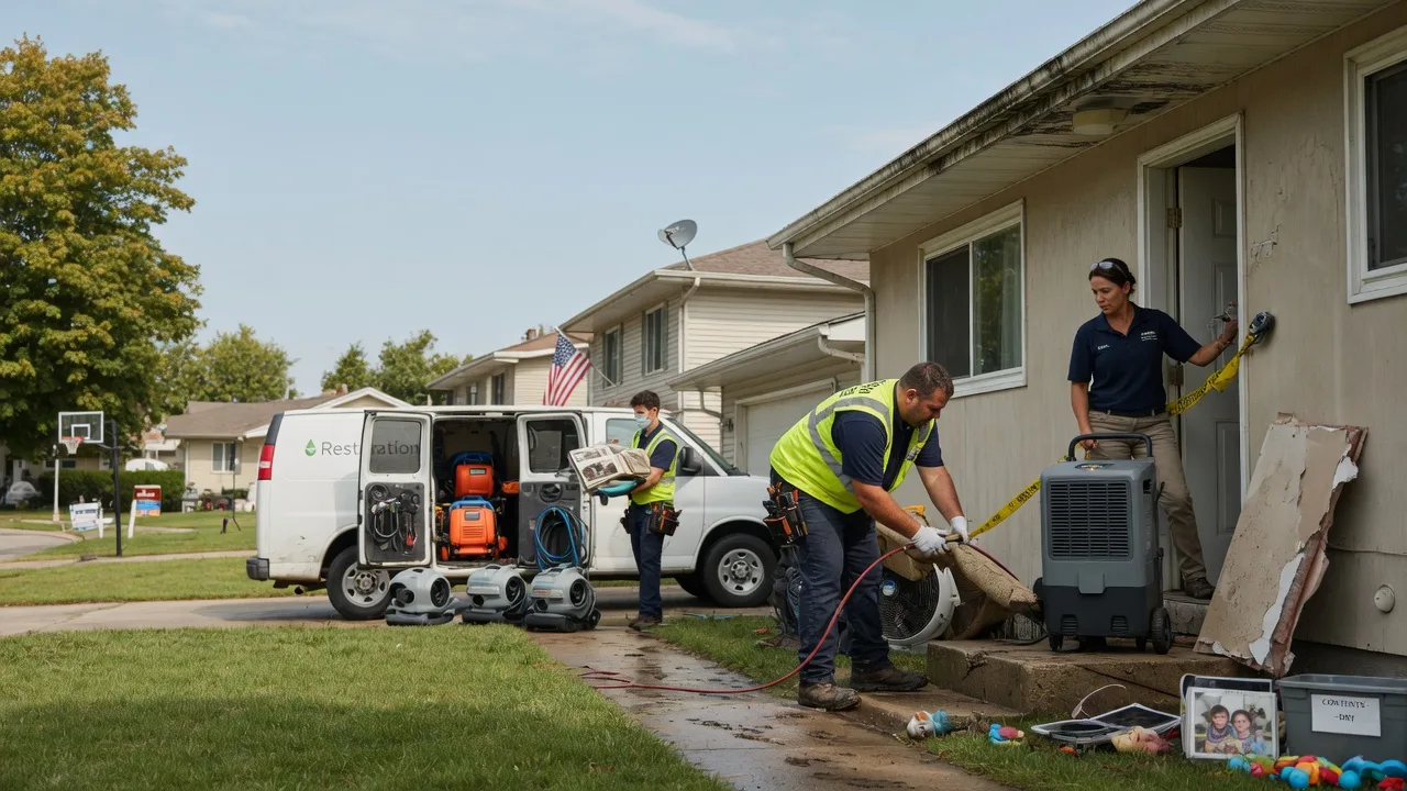 Water Damage Restoration in Bureau, IL near me